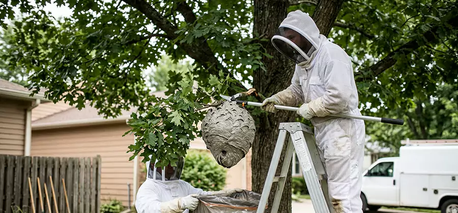 Wasp Nest in Tree Removal Boise